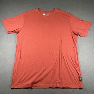 Saxx Shirt Mens XL Red DropTemp Cooling SS Cotton Soft Tagless Stretch Tee